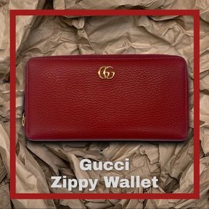 💯% AUTH ⭐ Gucci Zippy Wallet